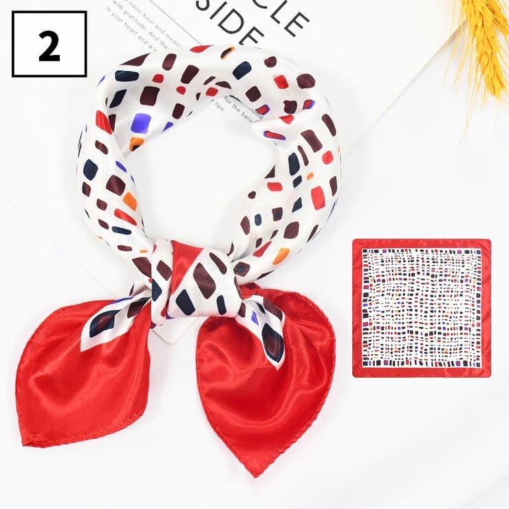 スカーフ 50cm レディース | PlusNao | 詳細画像7 