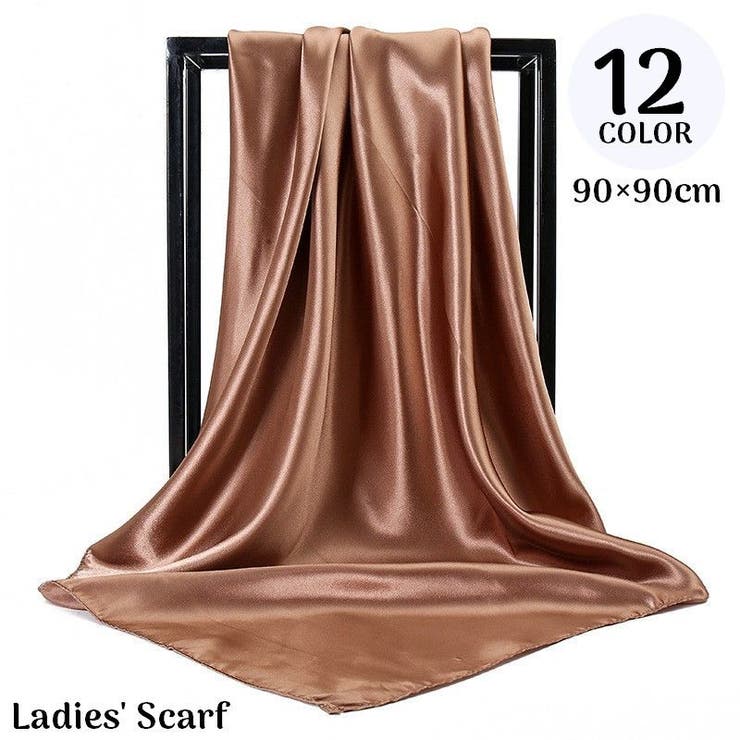 スカーフ レディース 90cm角 | PlusNao | 詳細画像1 