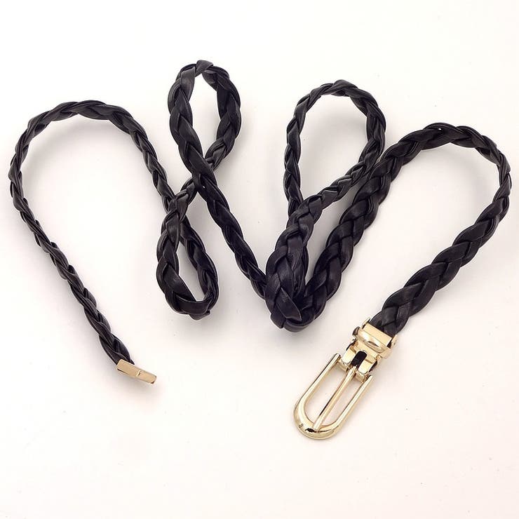 メッシュベルト 三つ編みベルト レディース | PlusNao | 詳細画像3 