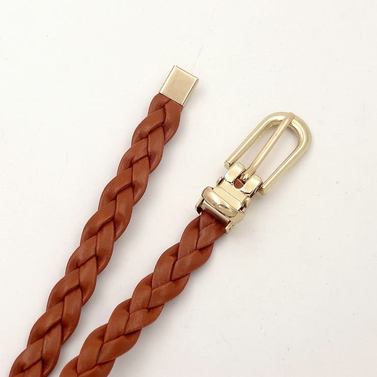 メッシュベルト 三つ編みベルト レディース | PlusNao | 詳細画像7 