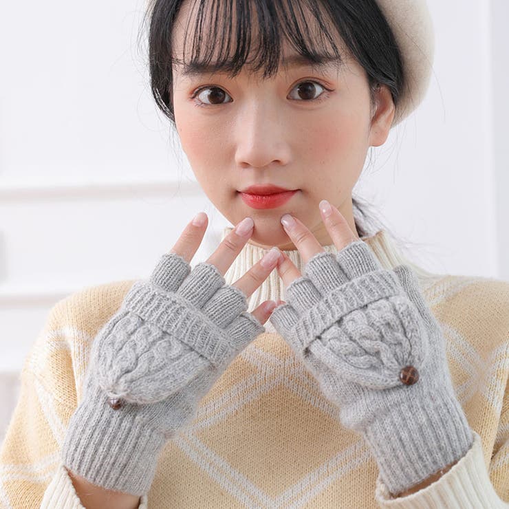 手袋 指なし グローブ | PlusNao | 詳細画像2 