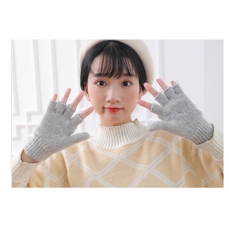 手袋 指なし グローブ | PlusNao | 詳細画像7 
