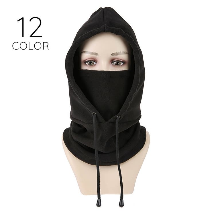 ネックウォーマー フード付き バラクラバ | PlusNao | 詳細画像1 