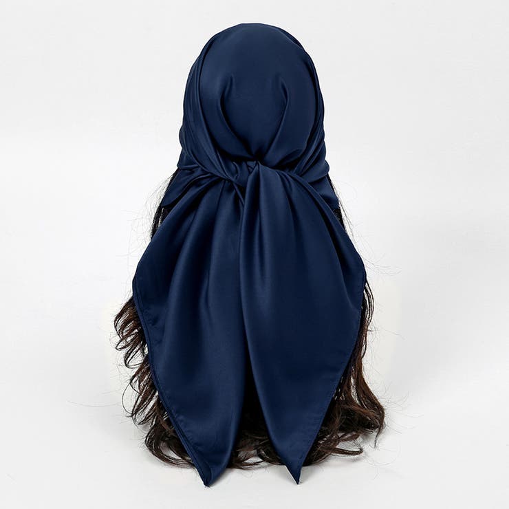 ヘッドスカーフ 90×90cm レディース | PlusNao | 詳細画像3 