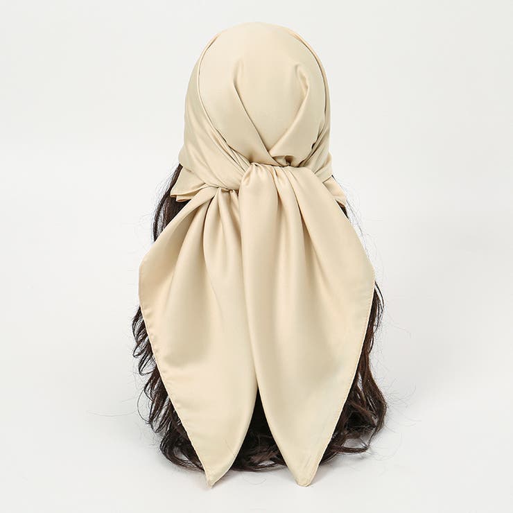 ヘッドスカーフ 90×90cm レディース | PlusNao | 詳細画像5 