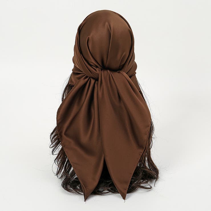 ヘッドスカーフ 90×90cm レディース | PlusNao | 詳細画像8 