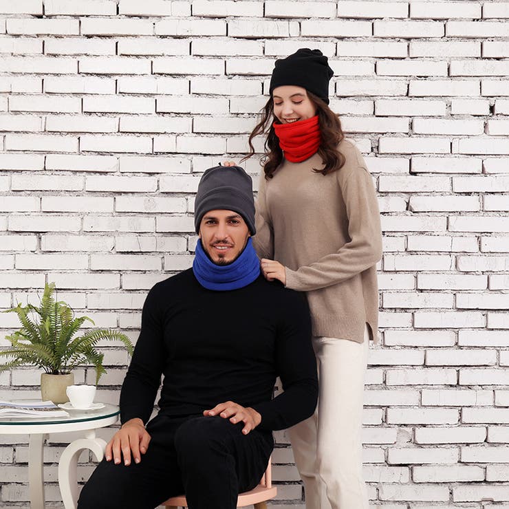 ネックウォーマー フェイスマスク 裏起毛 | PlusNao | 詳細画像2 