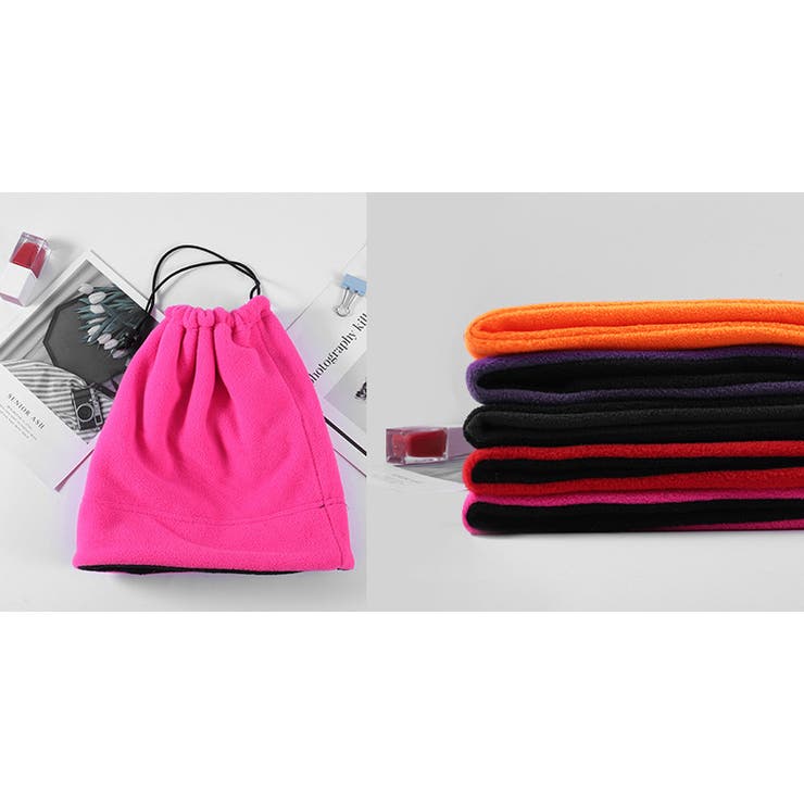 ネックウォーマー フェイスマスク 裏起毛 | PlusNao | 詳細画像9 