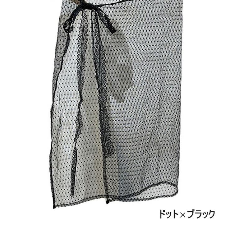 ラップスカート 巻きスカート シースルー | PlusNao | 詳細画像11 