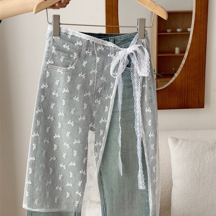 ラップスカート 巻きスカート シースルー | PlusNao | 詳細画像2 