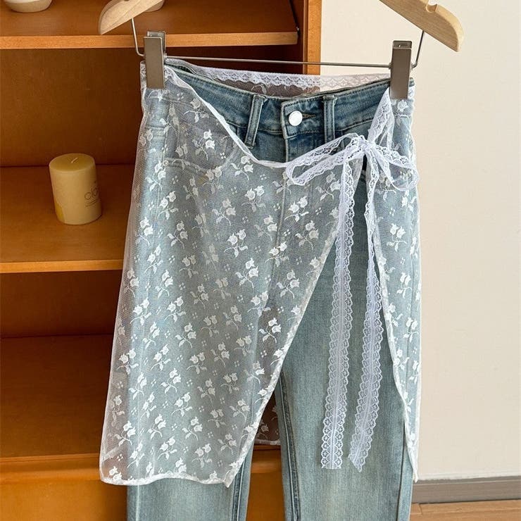 ラップスカート 巻きスカート シースルー | PlusNao | 詳細画像4 