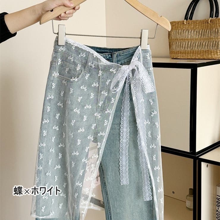 ラップスカート 巻きスカート シースルー | PlusNao | 詳細画像6 