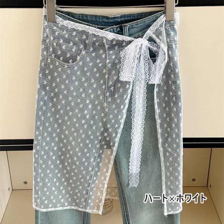 ラップスカート 巻きスカート シースルー | PlusNao | 詳細画像8 