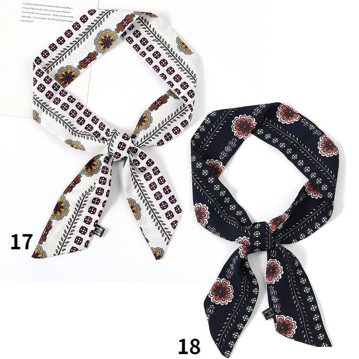 スカーフ バッグスカーフ リボン | PlusNao | 詳細画像4 