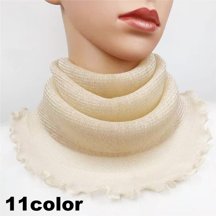 スカーフ ネックカバー レース | PlusNao | 詳細画像1 