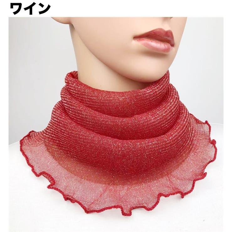 スカーフ ネックカバー レース | PlusNao | 詳細画像7 