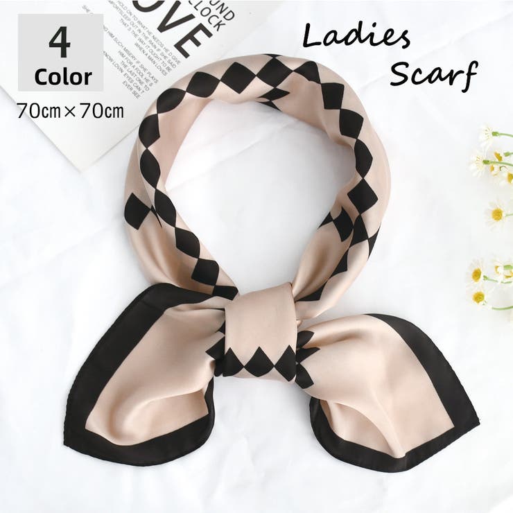 スカーフ 正方形 レディース | PlusNao | 詳細画像1 