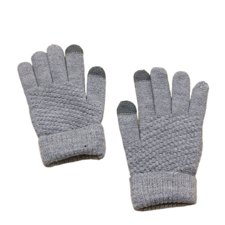 手袋 ニット手袋 5本指 | PlusNao | 詳細画像7 