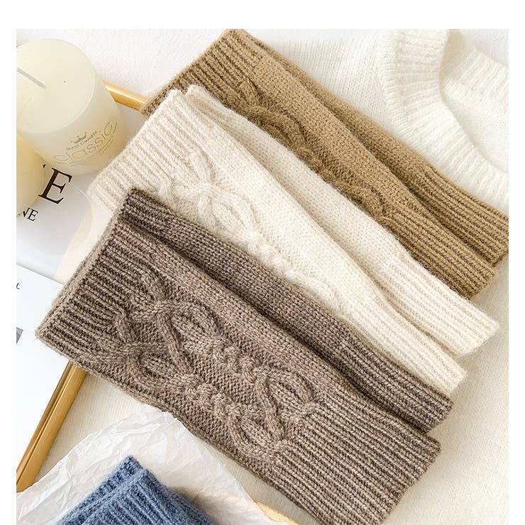 指なし手袋 フィンガーレス ニットグローブ | PlusNao | 詳細画像13 