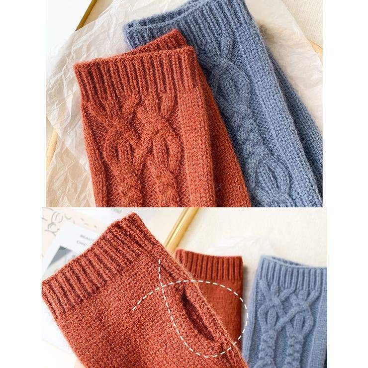 指なし手袋 フィンガーレス ニットグローブ | PlusNao | 詳細画像15 