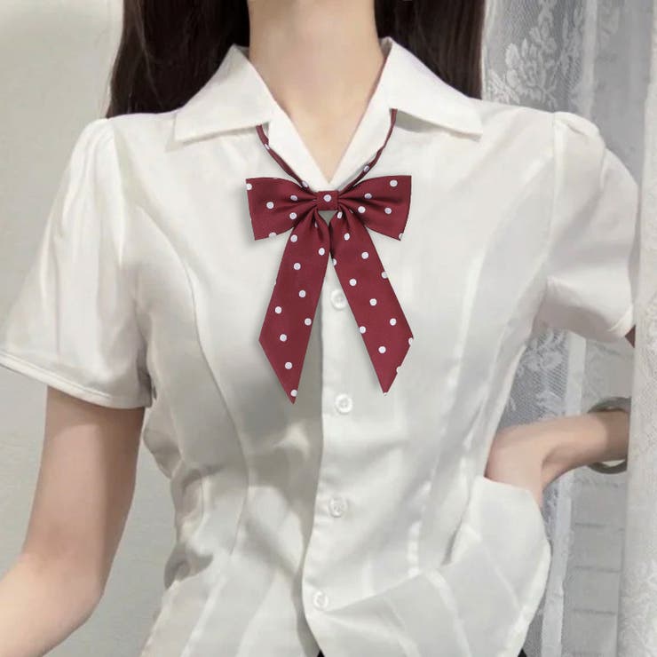 リボンタイ スクール風 制服リボン | PlusNao | 詳細画像2 