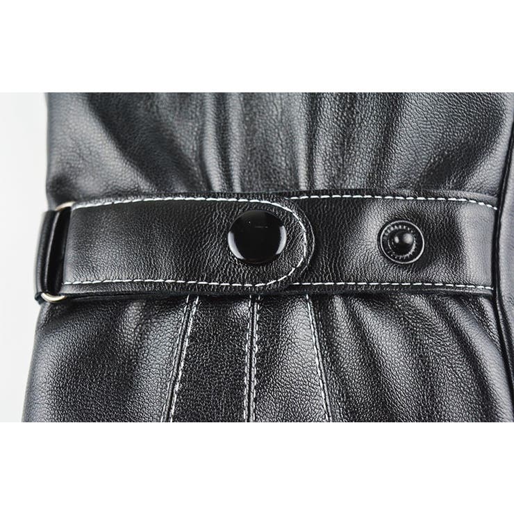 メンズ手袋 5本指 レザー調 | PlusNao | 詳細画像14 