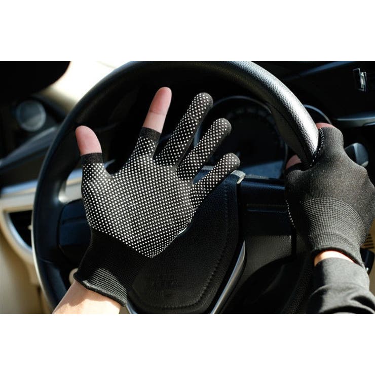 手袋 指無し手袋 フィンガーレス | PlusNao | 詳細画像3 