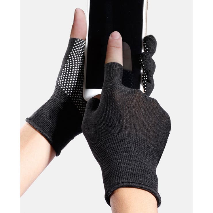 手袋 指無し手袋 フィンガーレス | PlusNao | 詳細画像5 