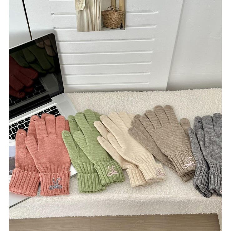 ニット手袋 グローブ レディース | PlusNao | 詳細画像4 