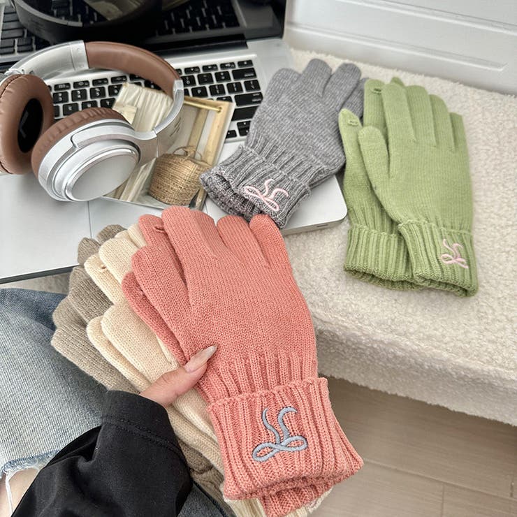 ニット手袋 グローブ レディース | PlusNao | 詳細画像6 