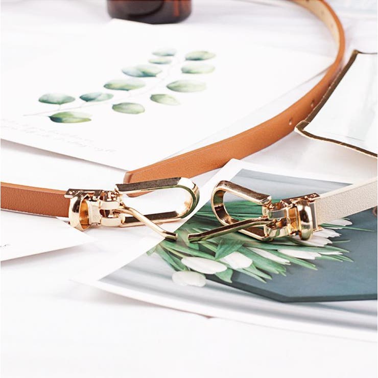 細ベルト レディース レザー調 | PlusNao | 詳細画像10 