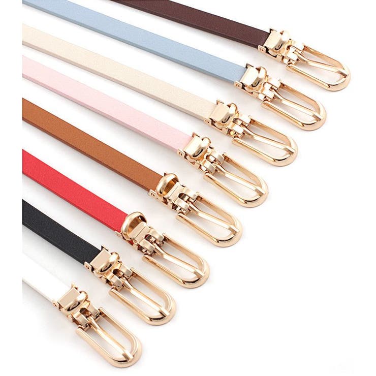 細ベルト レディース レザー調 | PlusNao | 詳細画像2 