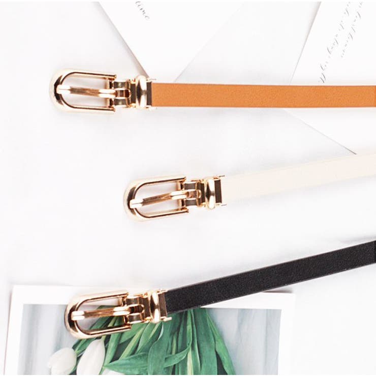 細ベルト レディース レザー調 | PlusNao | 詳細画像5 