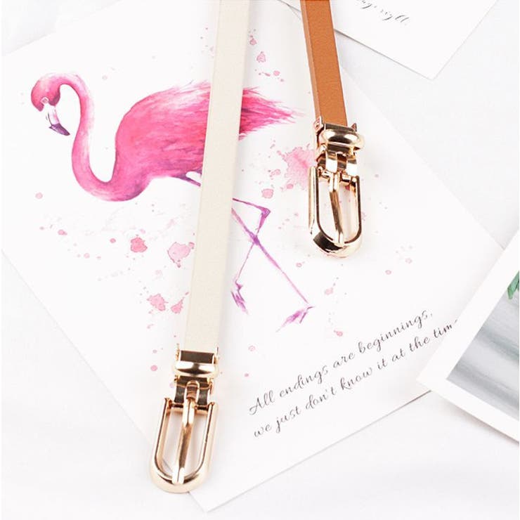 細ベルト レディース レザー調 | PlusNao | 詳細画像7 