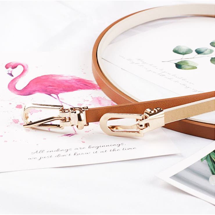 細ベルト レディース レザー調 | PlusNao | 詳細画像8 