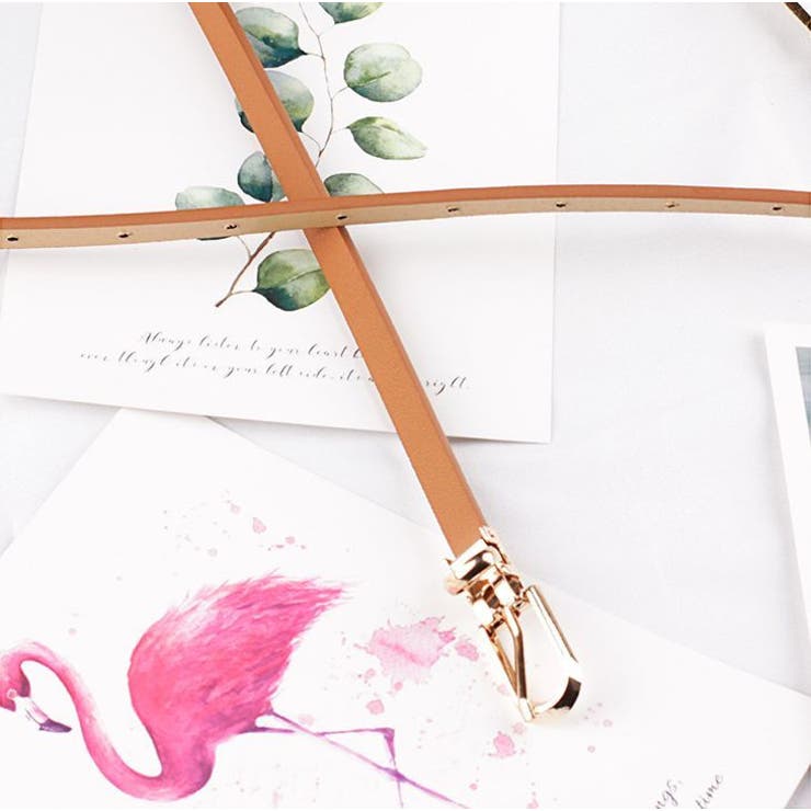 細ベルト レディース レザー調 | PlusNao | 詳細画像9 