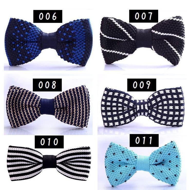 蝶ネクタイ ニットタイ ニットボウタイ | PlusNao | 詳細画像17 