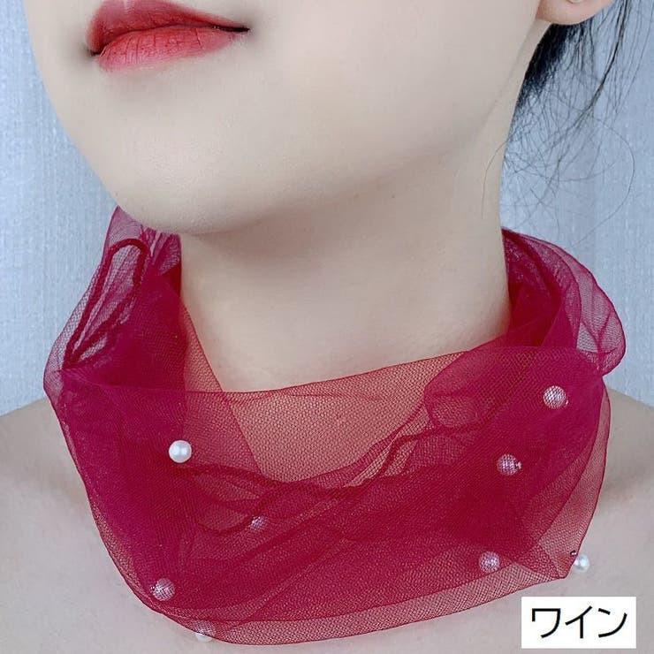 スカーフ ネックカバー レース | PlusNao | 詳細画像10 