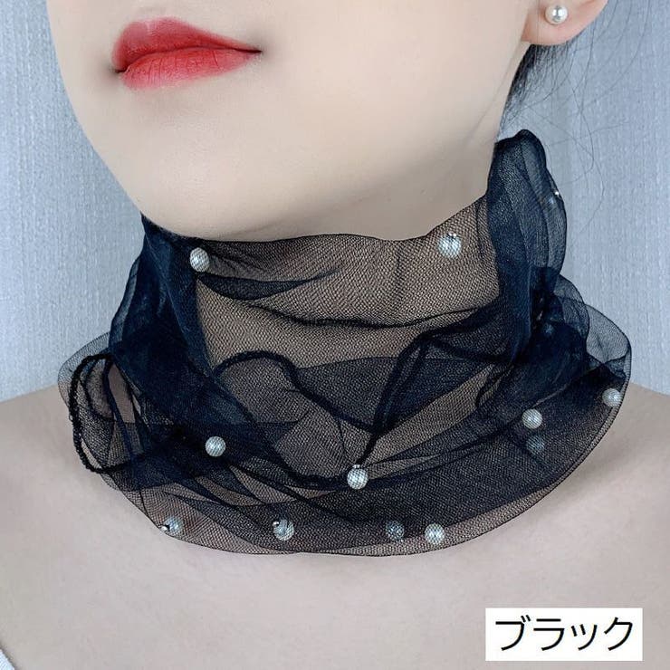 スカーフ ネックカバー レース | PlusNao | 詳細画像2 