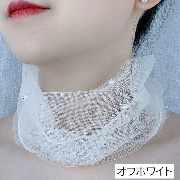 スカーフ ネックカバー レース | PlusNao | 詳細画像3 