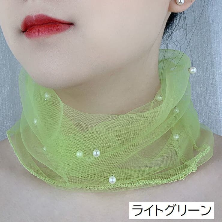 スカーフ ネックカバー レース | PlusNao | 詳細画像7 