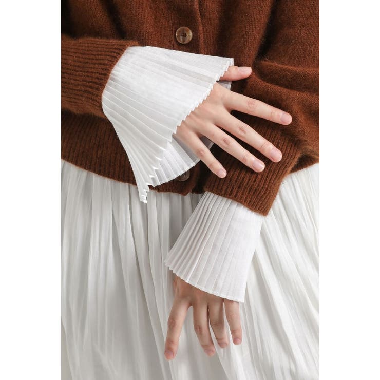 付け袖 プリーツカフス レディース | PlusNao | 詳細画像2 