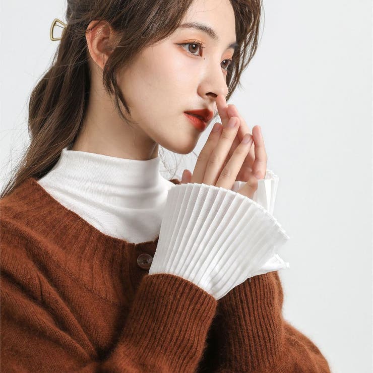 付け袖 プリーツカフス レディース | PlusNao | 詳細画像4 