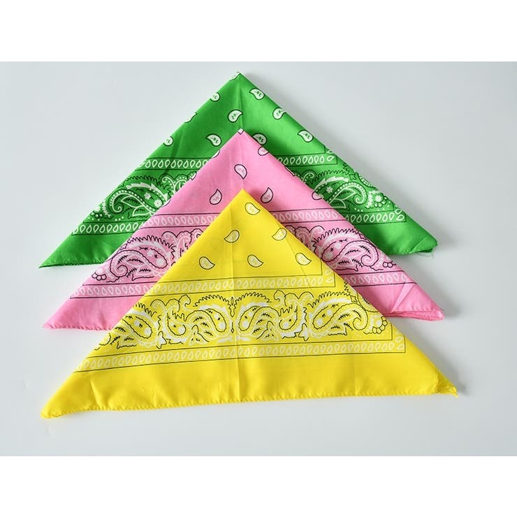 バンダナ 同色2枚セット 男女兼用 | PlusNao | 詳細画像4 