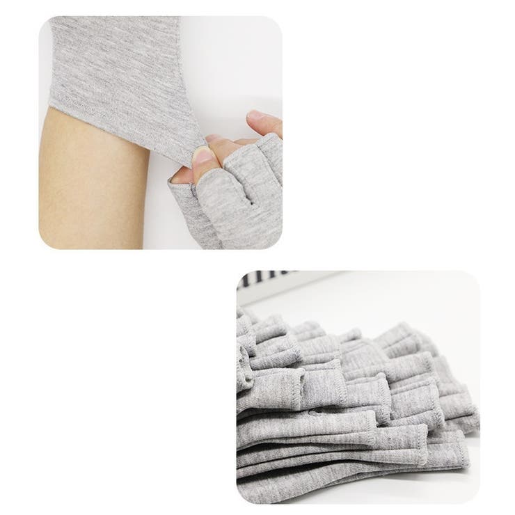 手袋 指無し手袋 指なし | PlusNao | 詳細画像7 