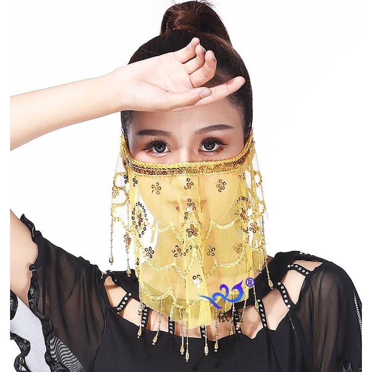 フェイスベール アラビアンマスク ベリーダンス | PlusNao | 詳細画像3 