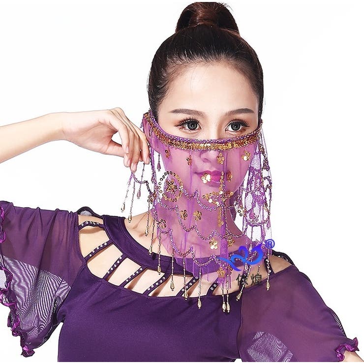 フェイスベール アラビアンマスク ベリーダンス | PlusNao | 詳細画像4 