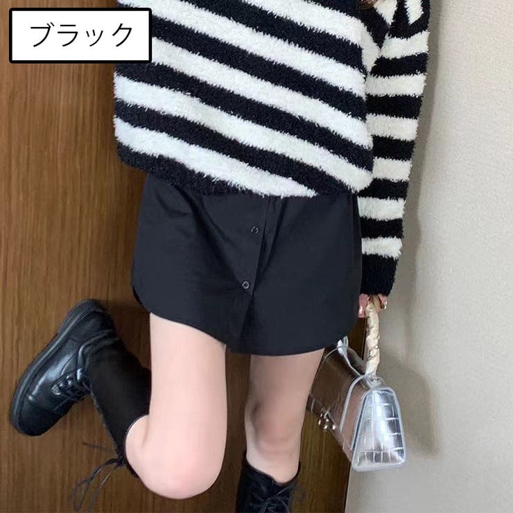 付け裾 つけ裾 フェイクレイヤードシャツ | PlusNao | 詳細画像11 