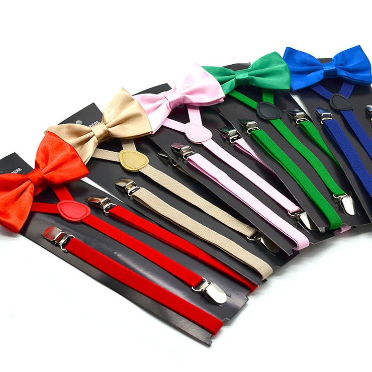 サスペンダー 蝶ネクタイ 2点セット | PlusNao | 詳細画像4 