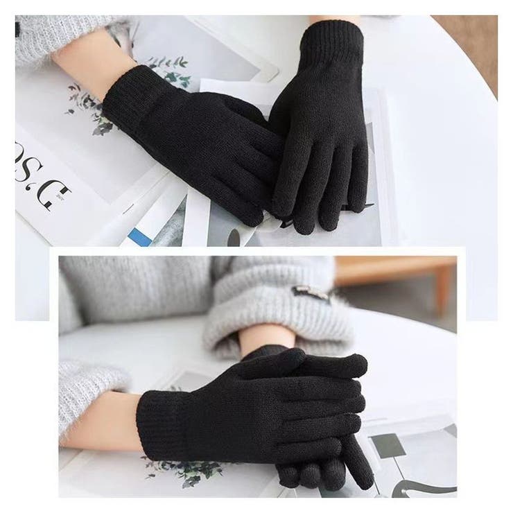 手袋 ニットグローブ レディース | PlusNao | 詳細画像3 